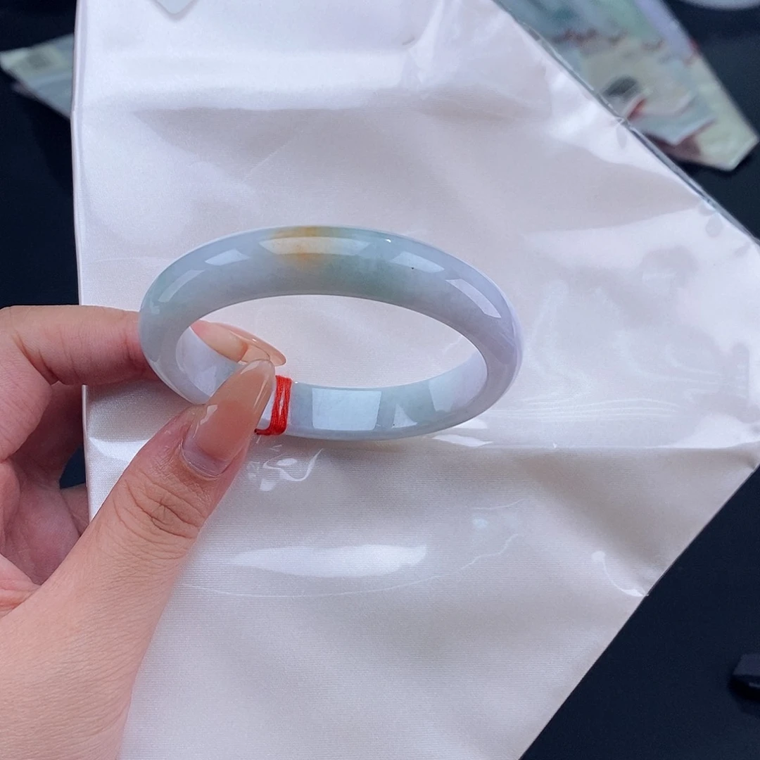 翡翠手镯未镶嵌百元手镯默认瑕疵