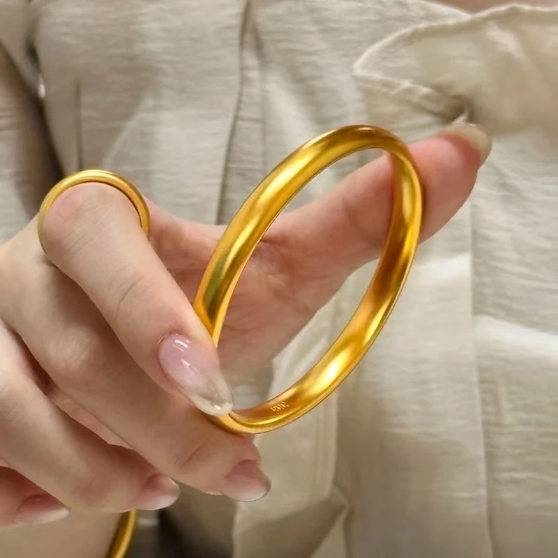 7n泥鳅背手镯 时尚百搭古法镯子