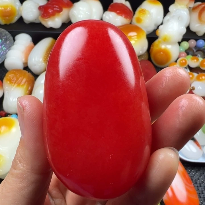 新疆戈壁五彩石金丝