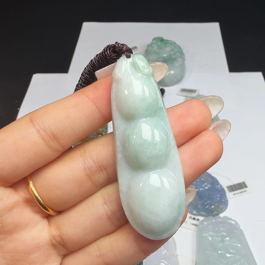 散珠翡翠天然翡翠豆子