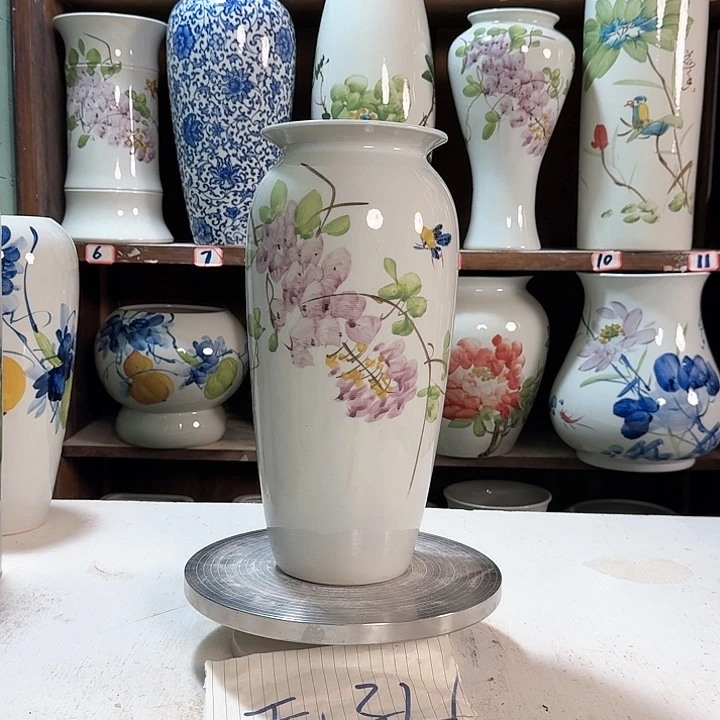 瓶高32紫藤 新款陶瓷陶瓷