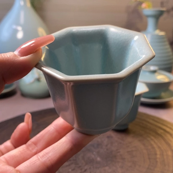 瓷片八方杯一级一一一一