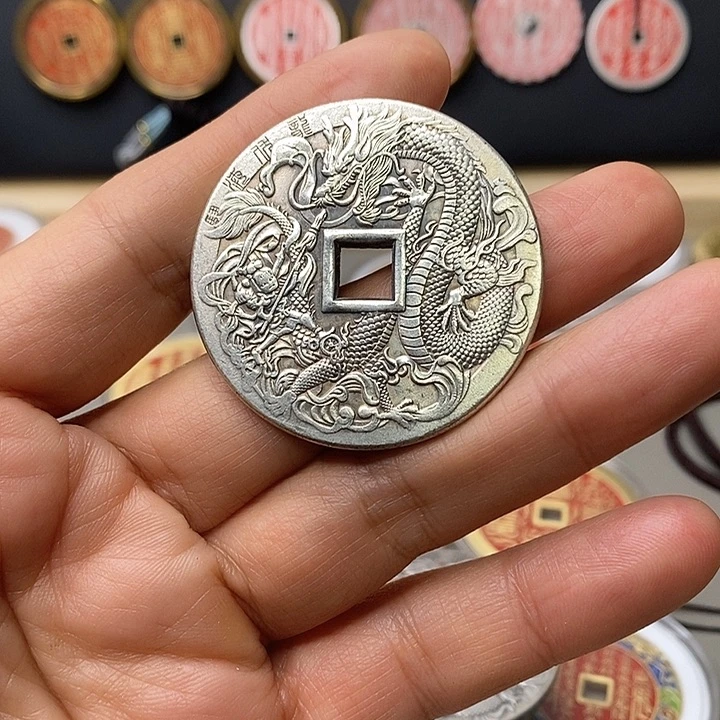铜现代仿制工艺文创铜币