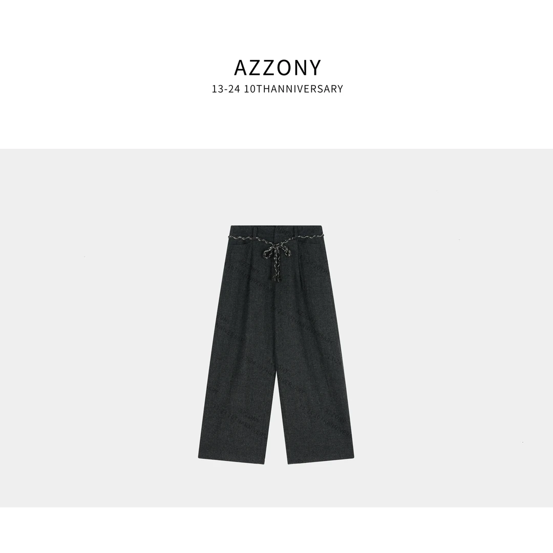 5 YYL 腰链羊毛西裤 100%羊毛 DKSL2505713 2025冬款上新winter