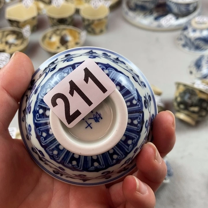 龙***莹瓷片手工手绘手工制作