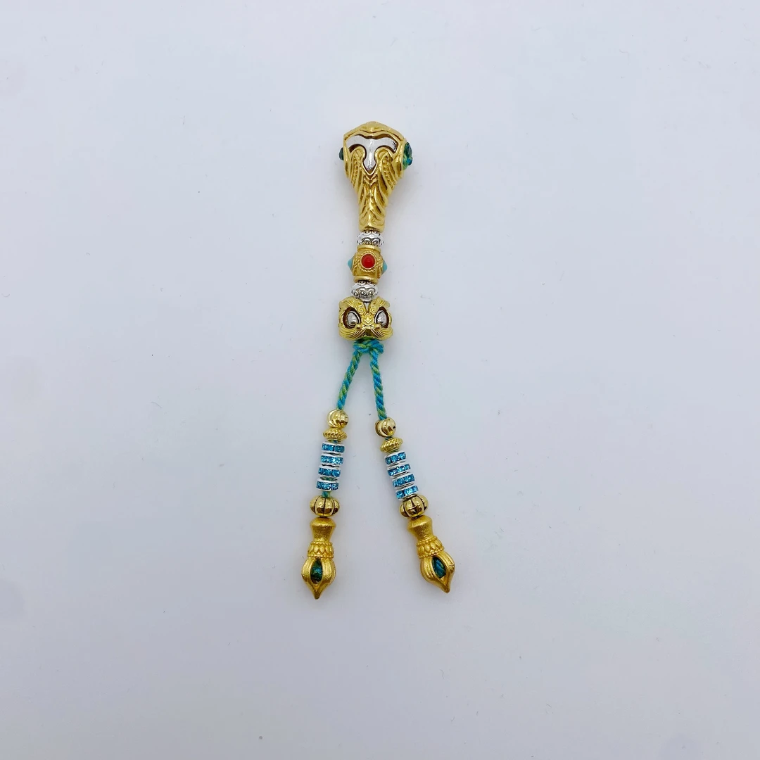 076号新款双色醒狮套装配饰