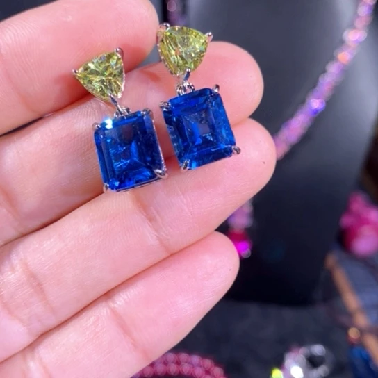 红宝石银S925镶嵌颈饰