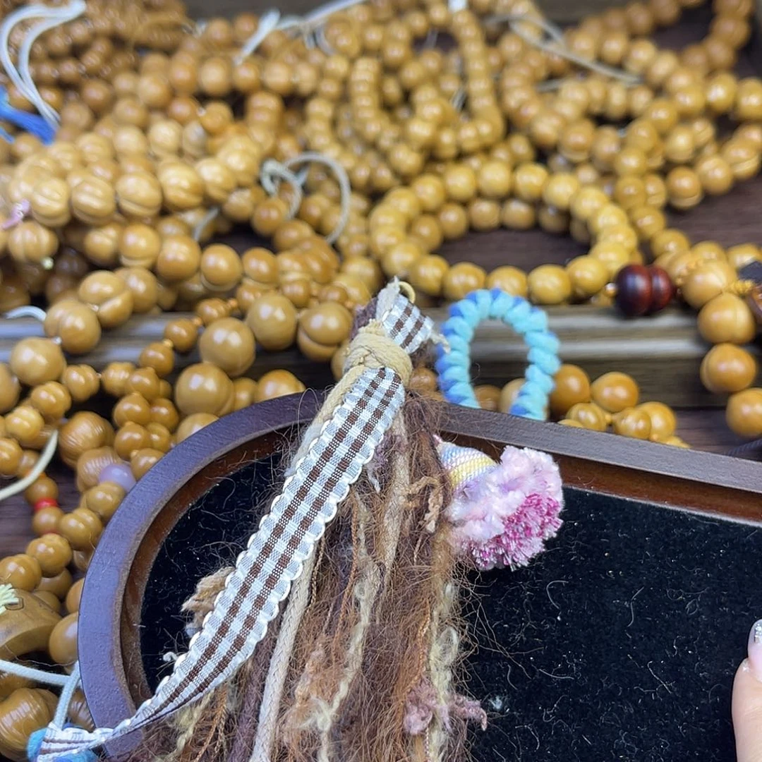 ****ꪆ猴头核桃吊坠配饰流苏