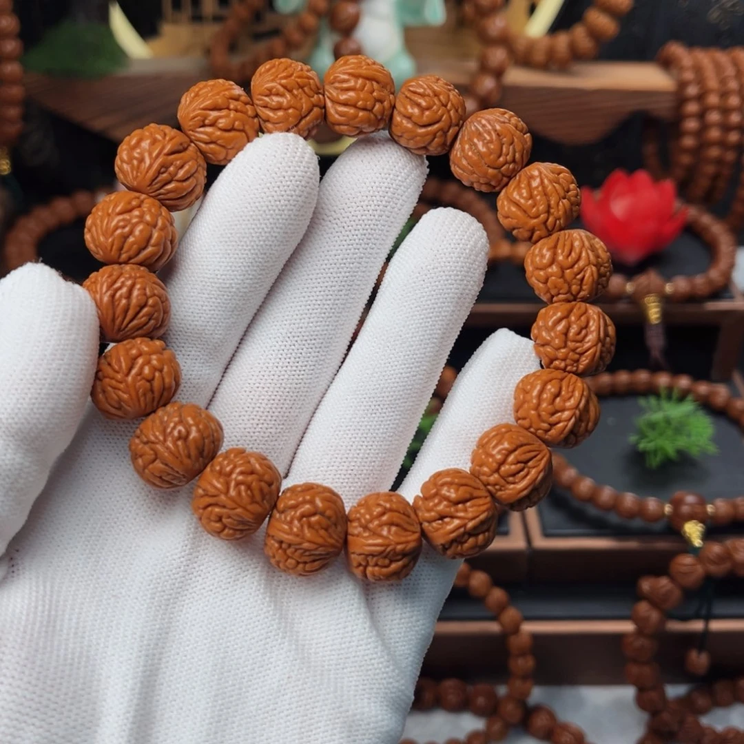 吊坠桃核16荔枝手串