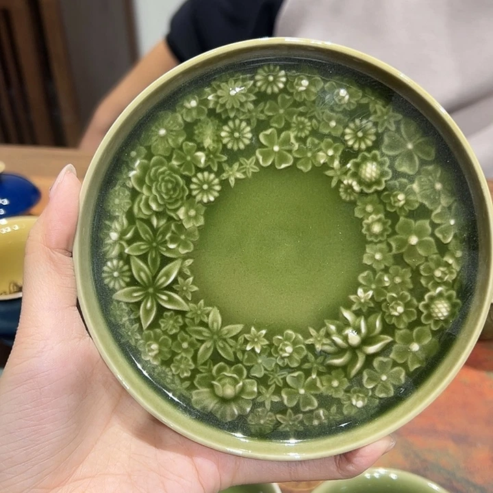 云间青瓷龙泉小米茶器