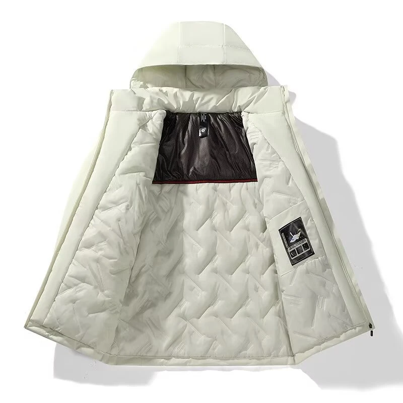 石墨烯连帽棉服男士秋冬季新款美式潮牌潮流加厚保暖棉衣外套男装