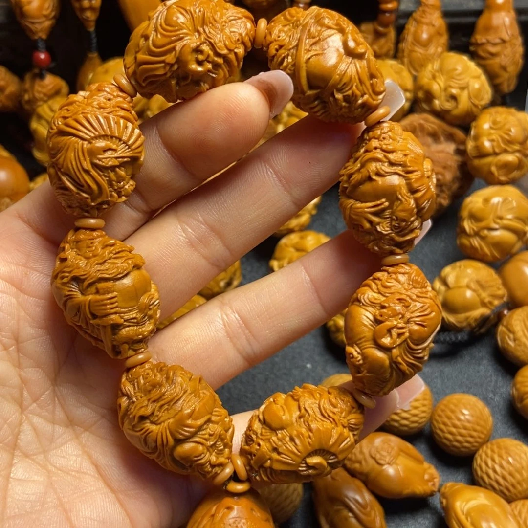 【闪购商品】手串/手链橄榄核兰*草站立钟馗