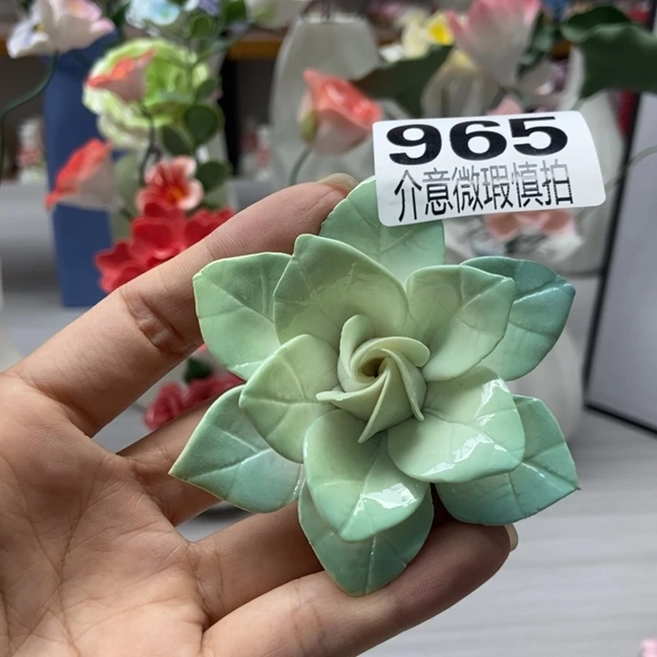 陶瓷手工制作陶瓷花