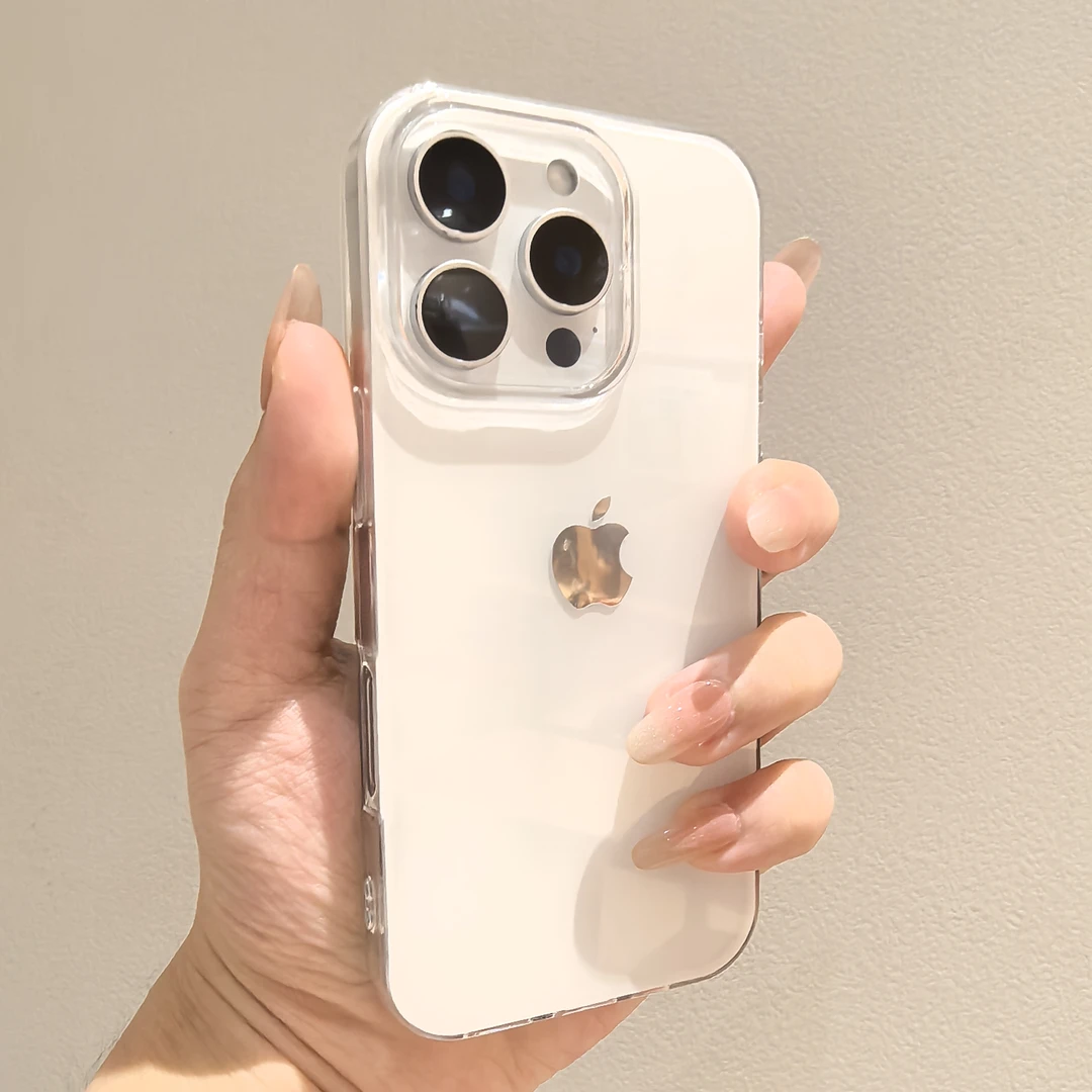 新款果冻纯色适用iPhone16promax手机壳15pro情侣14高级13/12防摔