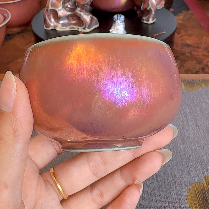 598彩金釉传统工艺主人杯