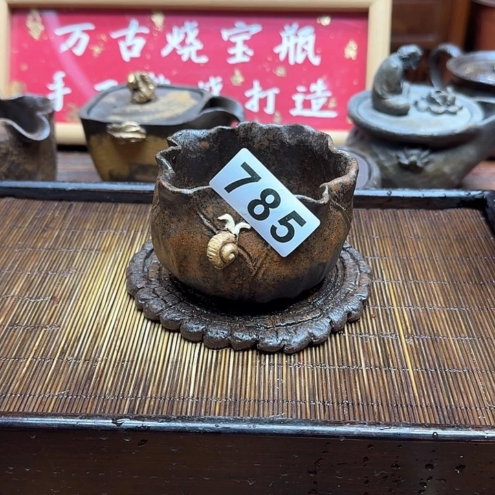 纯手工制作粗陶茶具?****?