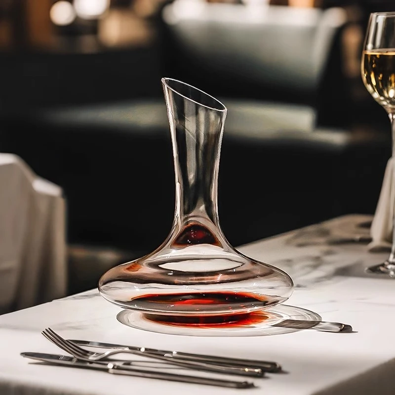 高级感经典水晶玻璃快速红酒醒酒器家用高档轻奢葡萄酒分酒壶