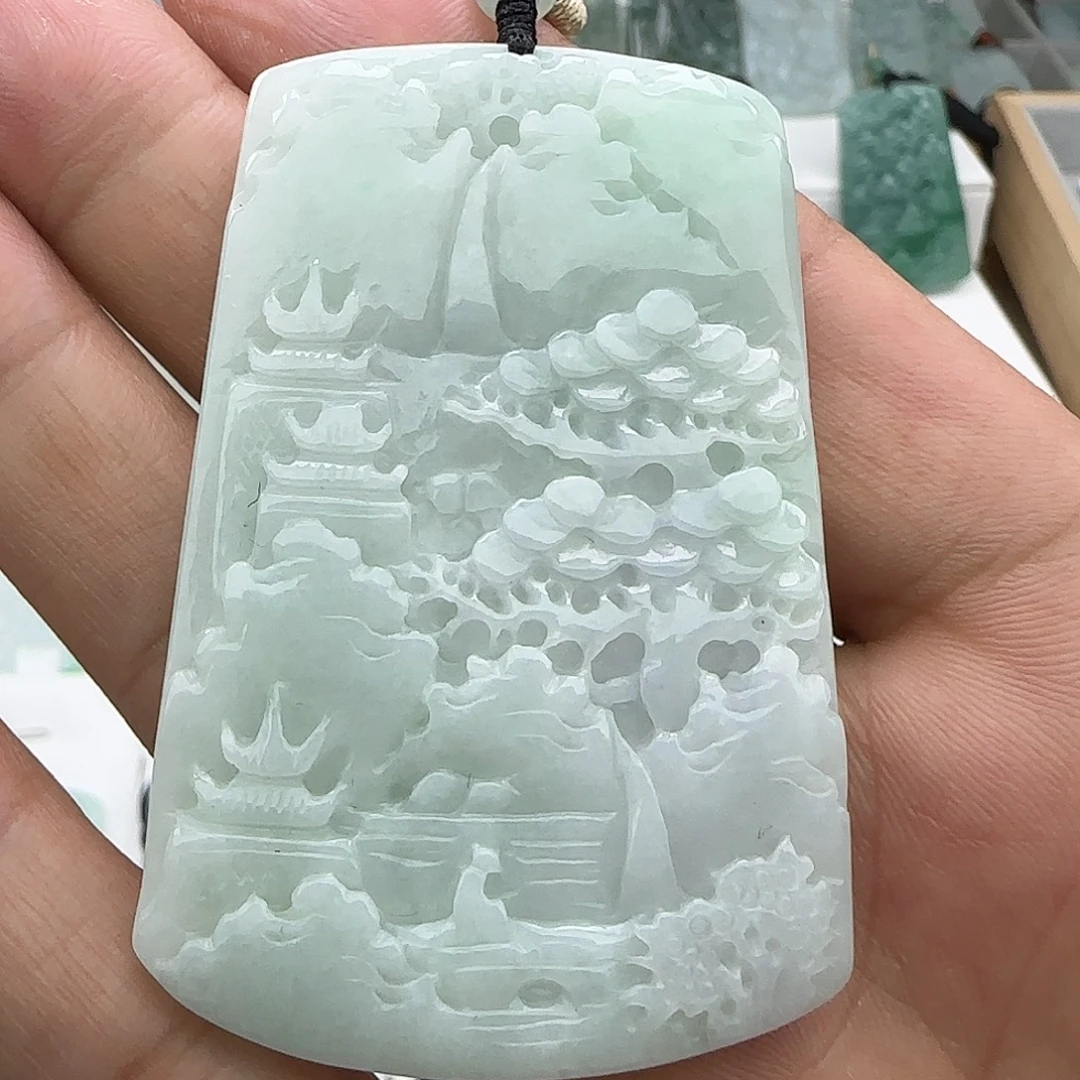 颈饰未镶嵌翡翠翡翠