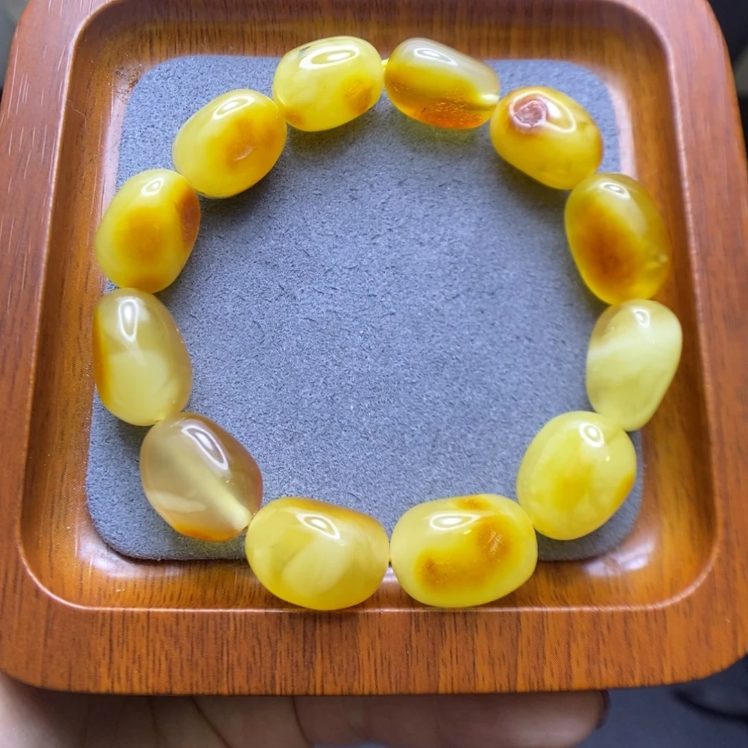 蜜蜡颈饰未镶嵌郎