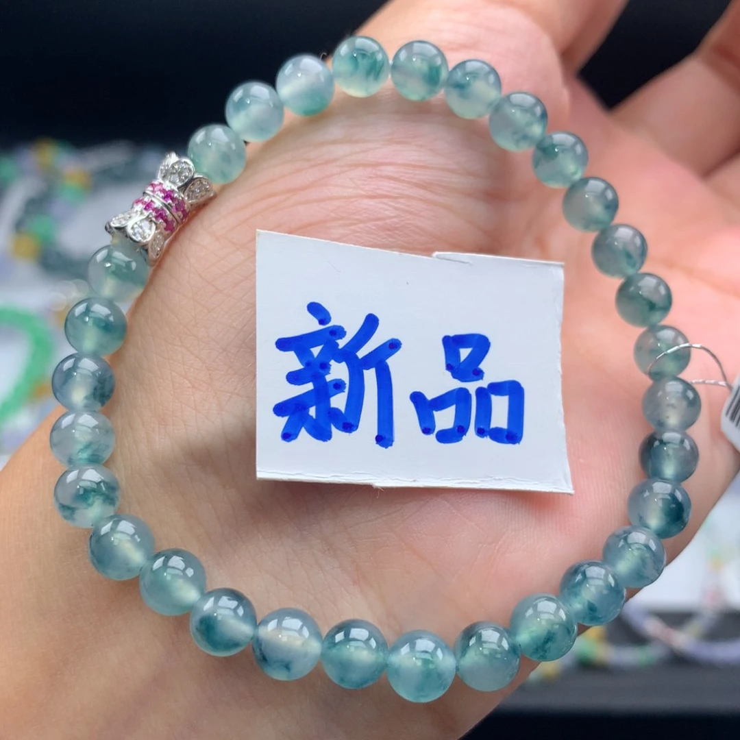 翡翠未镶嵌毛衣链