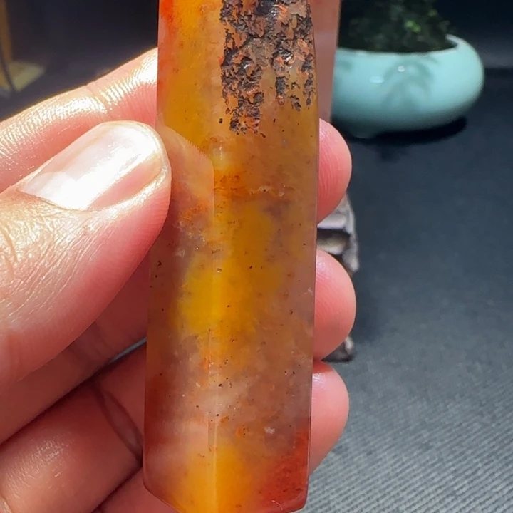 寿山石福集福寿山石印章