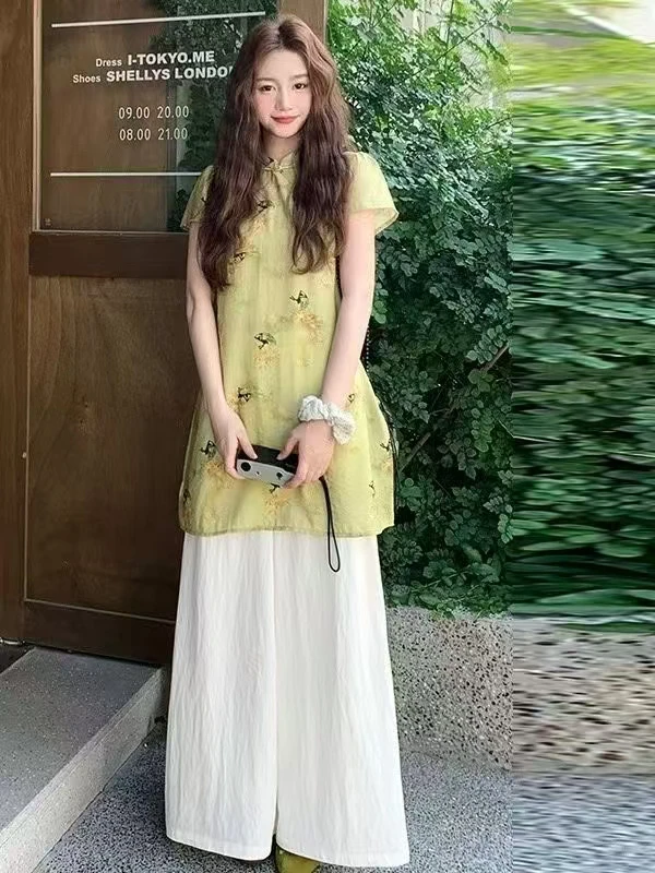 【婷姐家】5971欧货江南烟雨气质爆款套装