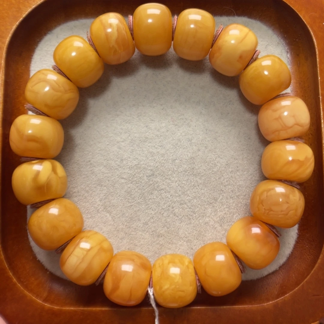 蜜蜡未镶嵌手串蜜蜡