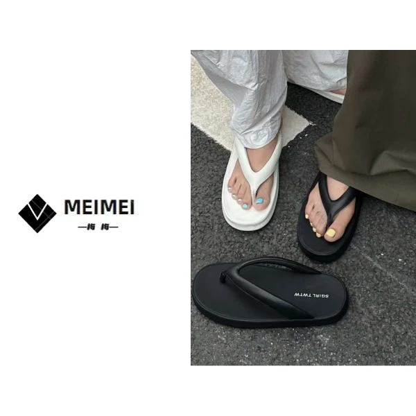XMM.【人字沙滩拖鞋】时尚百搭潮流洋气夏季防滑外穿休闲平底Z355-2