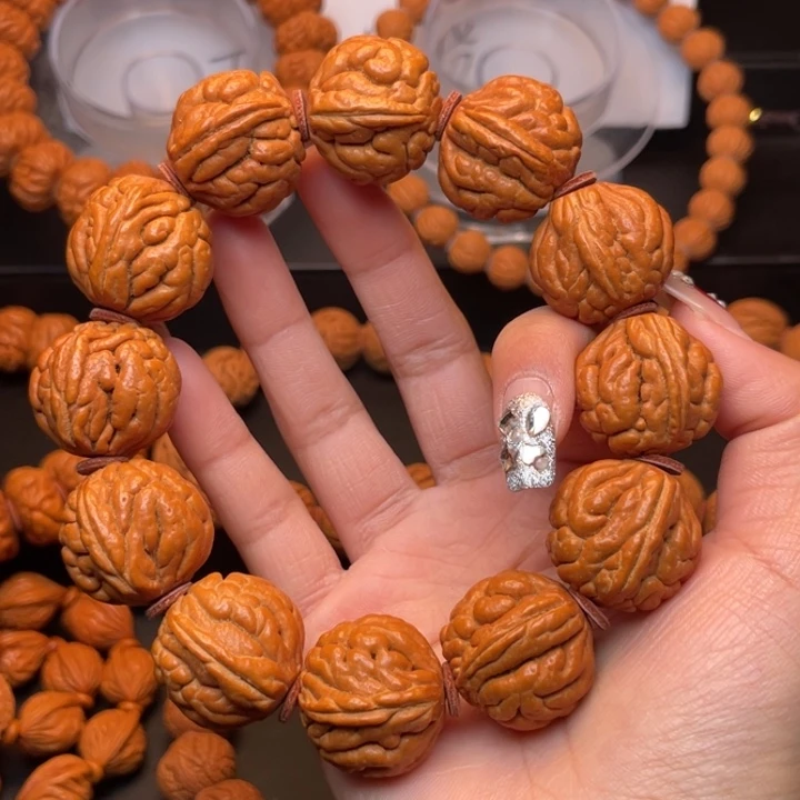 桃核手串23尺寸原霸（7号链接）