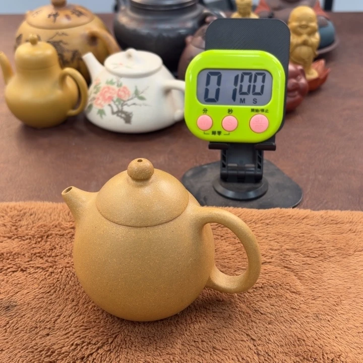 莹****茶壶紫砂宜兴原矿黄金段
