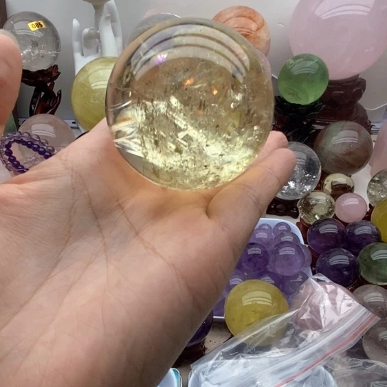 黄晶珠宝半成品未镶嵌7