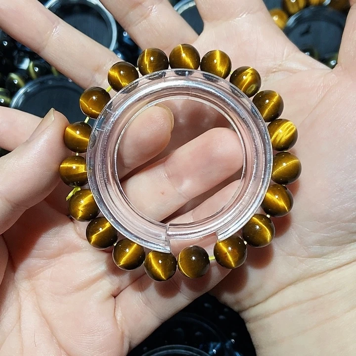 欢***天未镶嵌手串木变石（虎睛石）