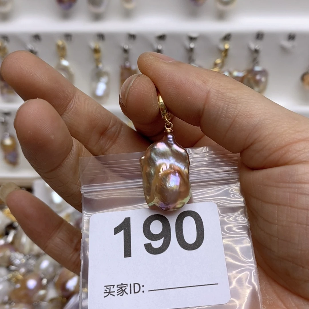 淡水珍珠颈饰银S925镶嵌190