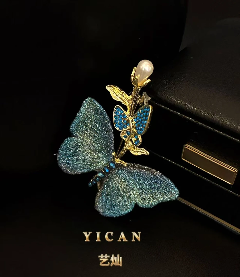 合金胸针 【玲珑蝴蝶】简约百搭精致优雅高档春夏时尚胸针