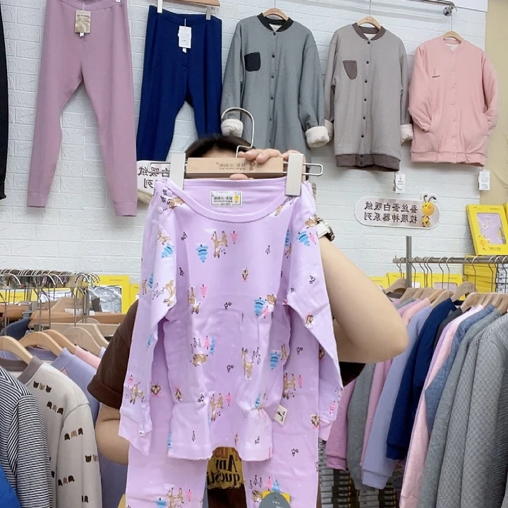 100……110尺码纯棉秋衣套装