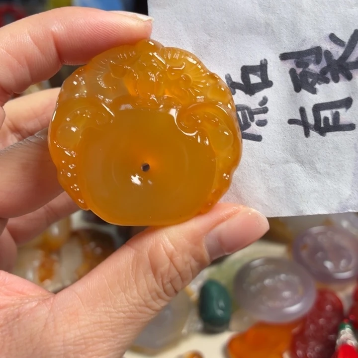 玛瑙/玉髓未镶嵌吊坠(不含链)