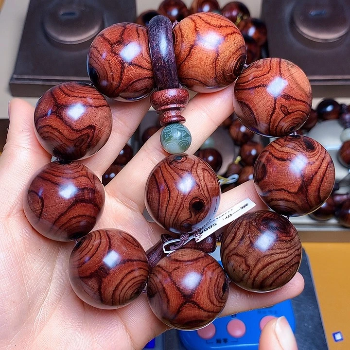 花梨木类手串/手链浩*哥老挝花梨风化料3.0