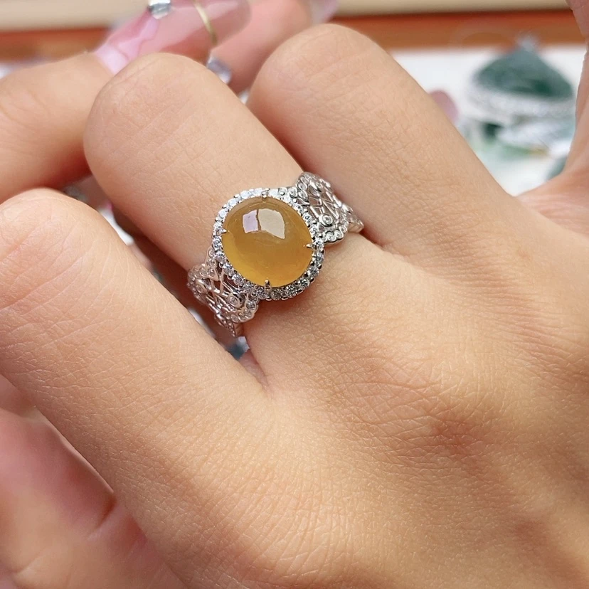 【闪购商品】翡翠戒指未镶嵌天然翡翠戒指