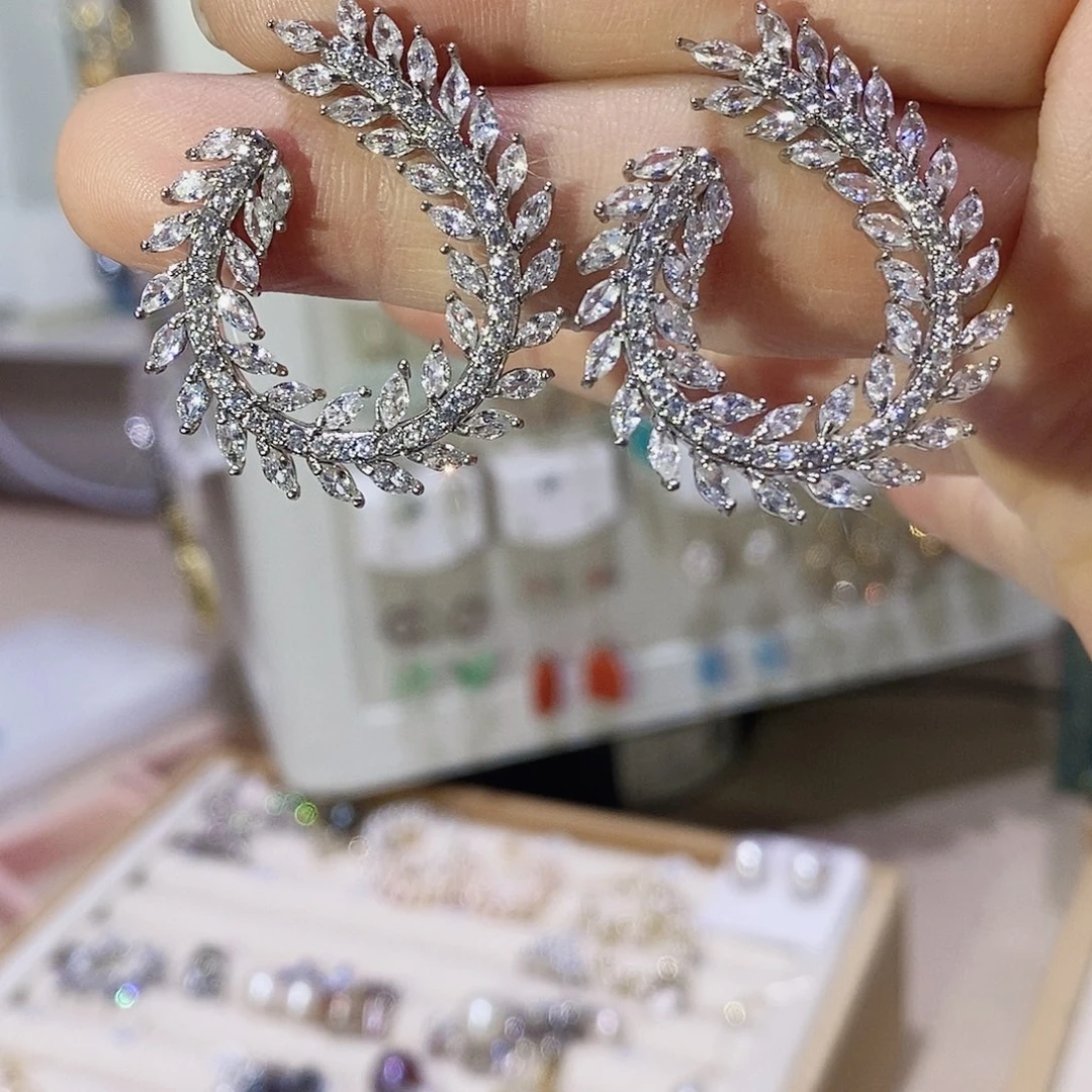 耳饰银S925镶嵌淡水珍珠