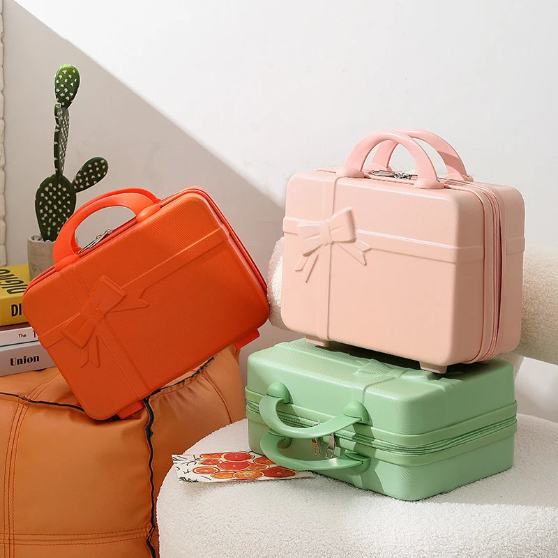 超轻14寸时尚潮流极简静奢旅行箱纯色轻便小箱子韩系