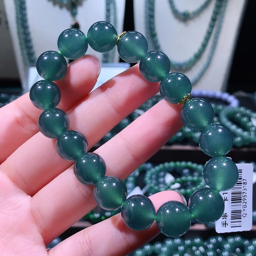 未镶嵌手链翡翠天然a货翡翠手串12
