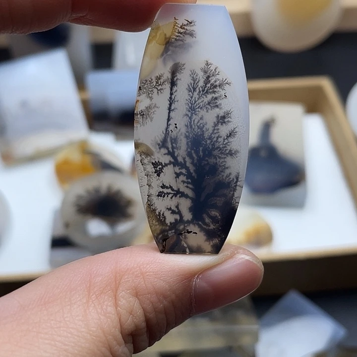 海***洋玛瑙/玉髓未镶嵌颈饰