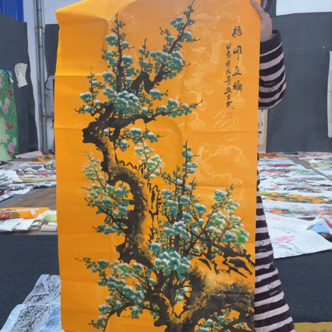 国画国画作品画心一张