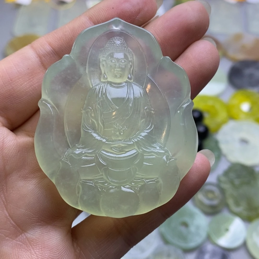 蛇纹石玉颈饰未镶嵌凡**雨