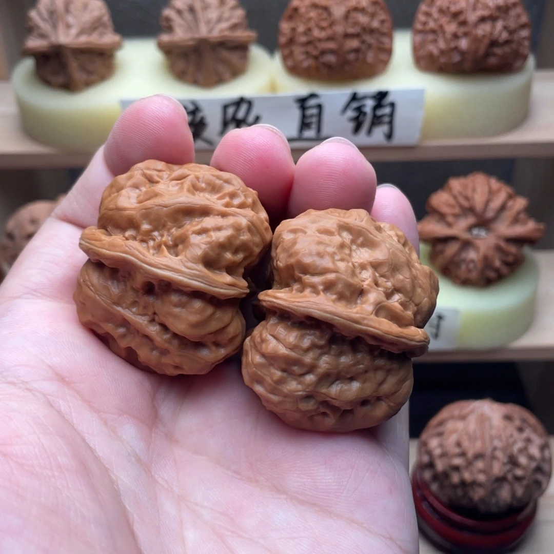 吊坠文玩核桃蛤蟆头40➕开播福利