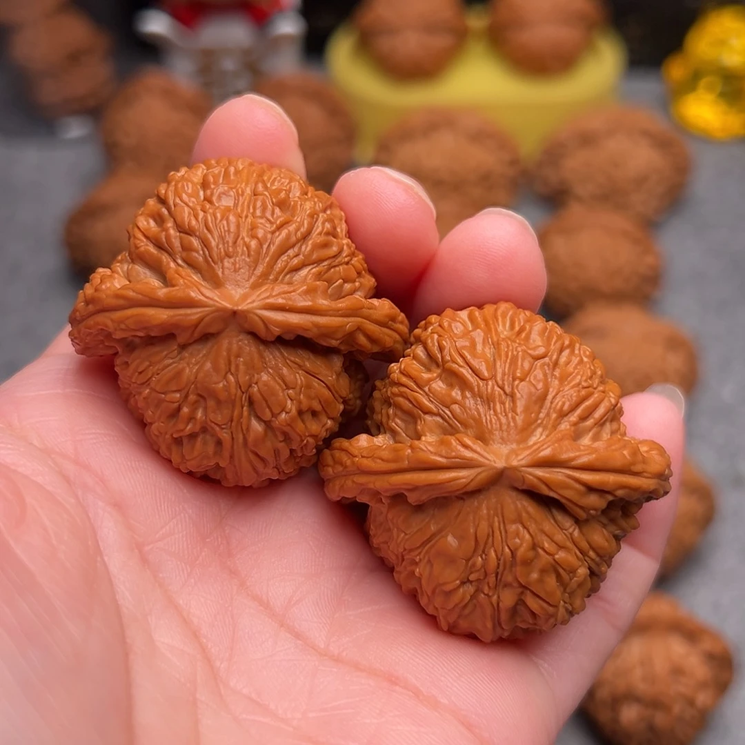 把件文玩核桃精品大肚白狮子42+全品毕业款