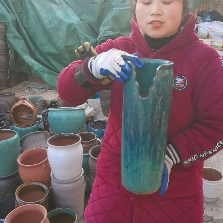 红陶口14高42瑕疵