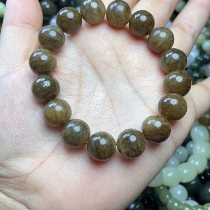 和田玉未镶嵌手链卡12