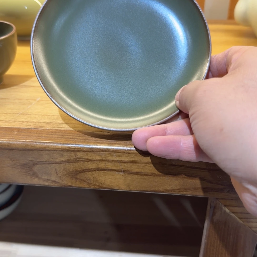 绿釉壶承单色釉喜欢的可以拍