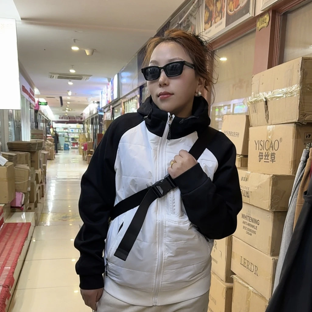 （塔苏）新款男女同款休闲外套戴帽子